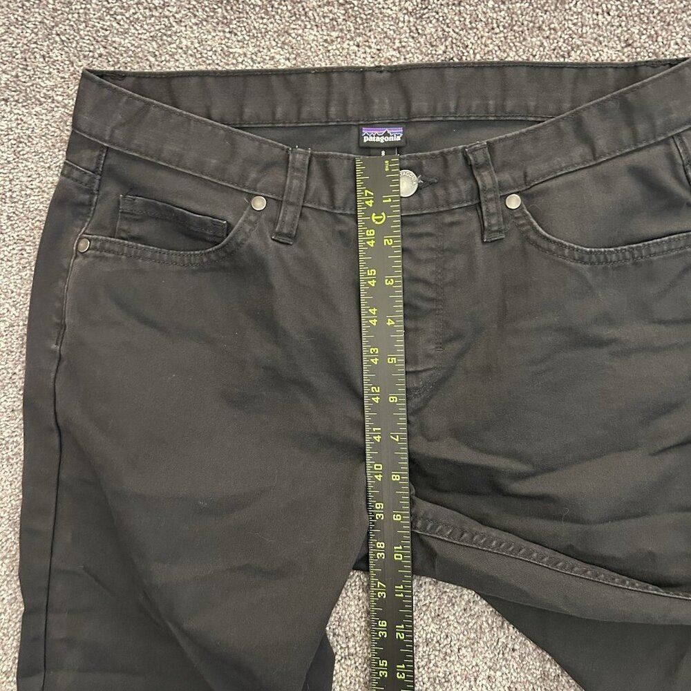 Patagonia Women's Black Jeans Size 8 Mid Rise 5-Pockets 30.5" Inseam Logo GUC - Picture 3 of 16